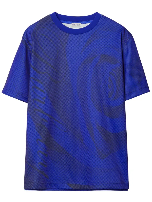 burberry estampado azul