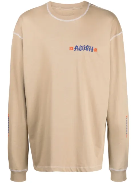 Adish T-shirt met geborduurd logo