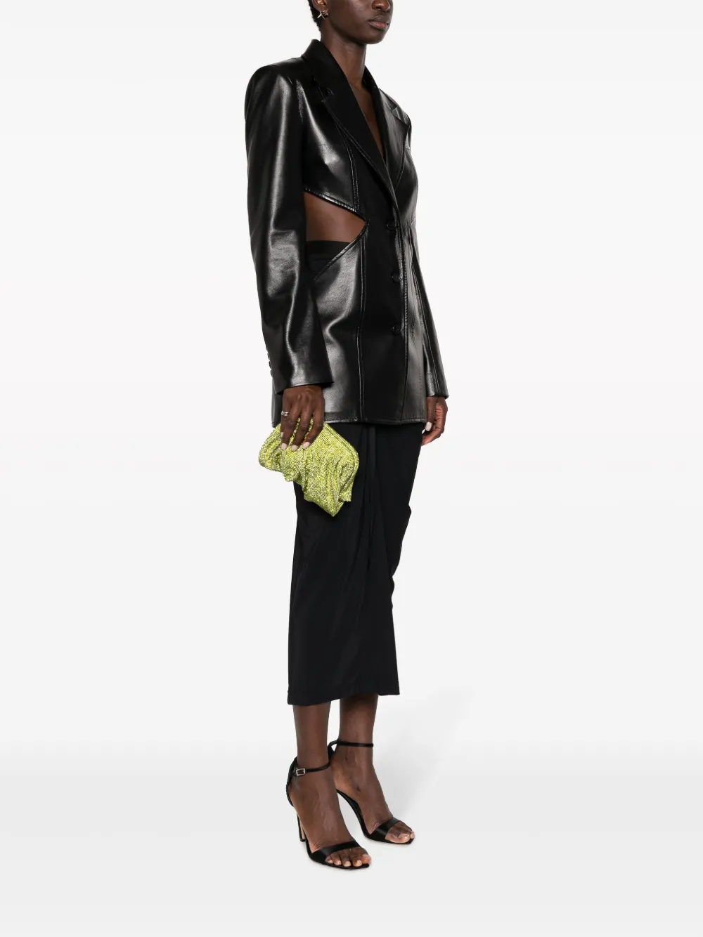 Benedetta Bruzziches Venus La Petite clutch - Groen Top Merken Winkel
