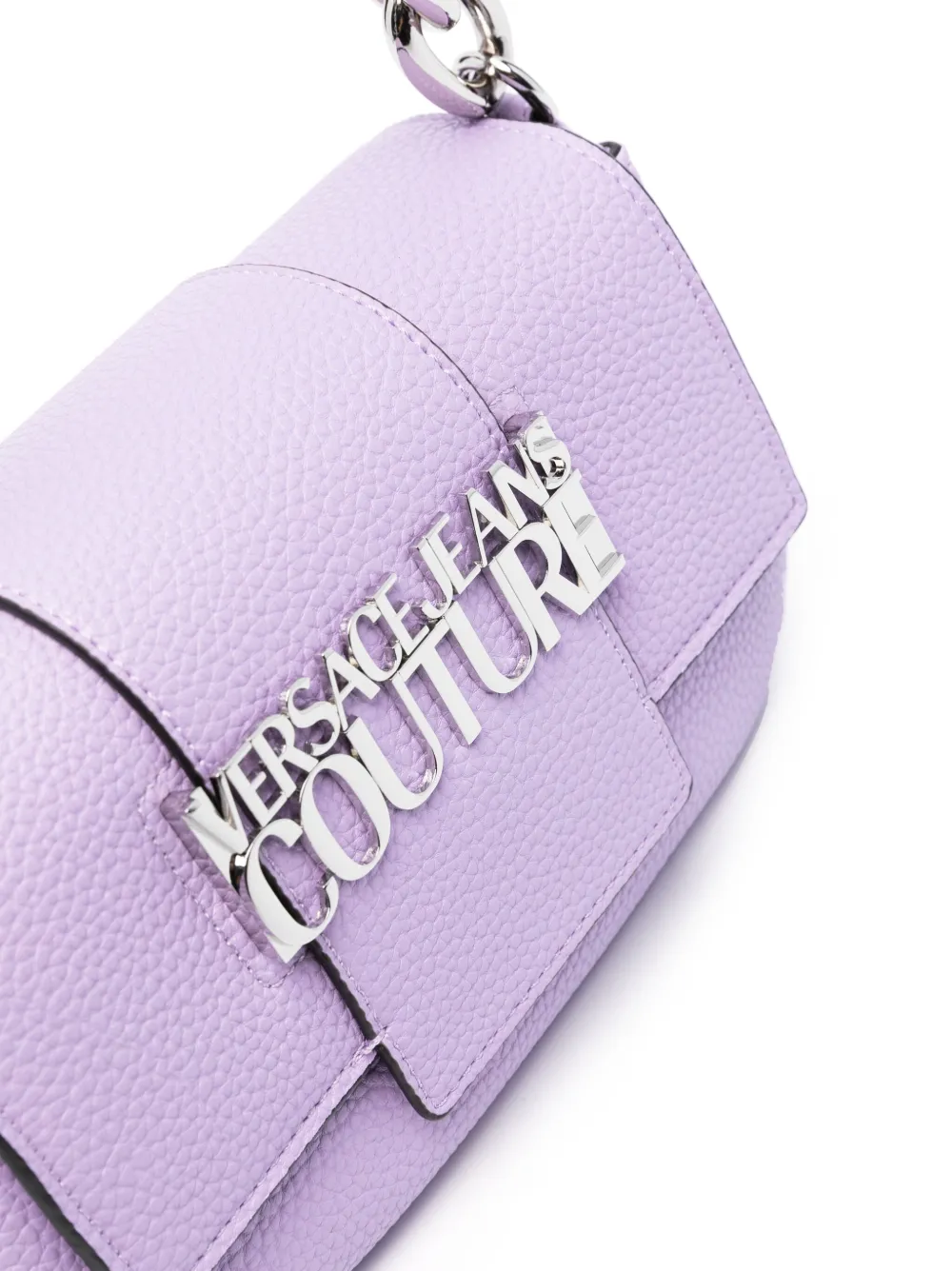 Versace Jeans Couture Schoudertas met logoplakkaat Paars