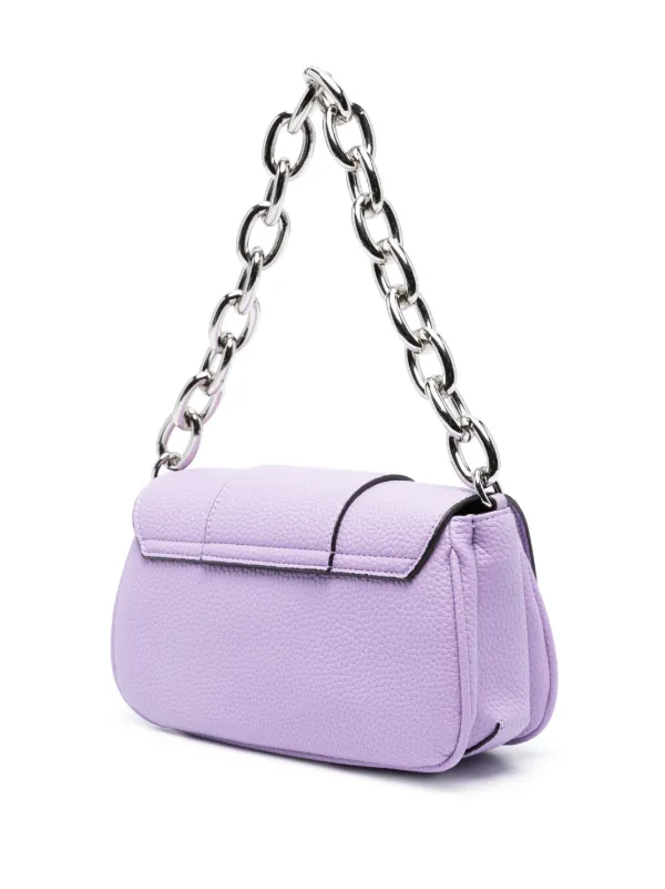 VERSACE JEANSCOUTURE ロゴ ショルダーバッグ ライトパープル Versace Jeans Couture logo-plaque Shoulder Bag | Purple