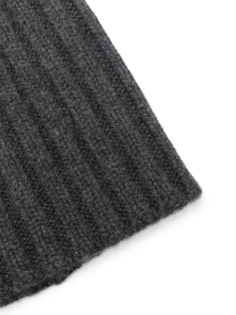 Laneus cable-knit cashmere beanie - Grijs