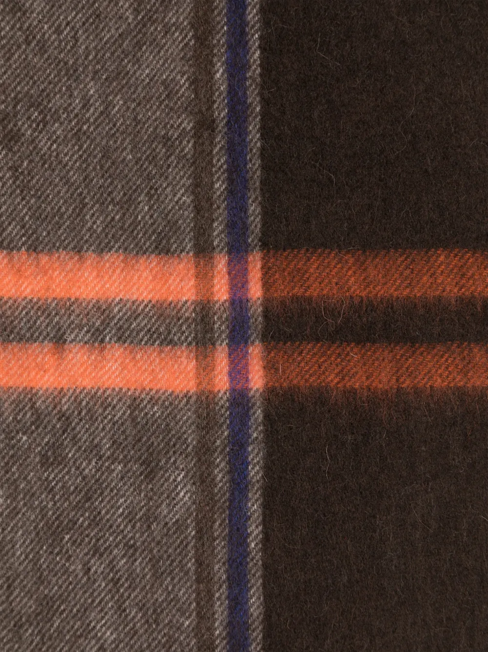 Paul Smith plaid-check pattern lambs-wool scarf - Wit