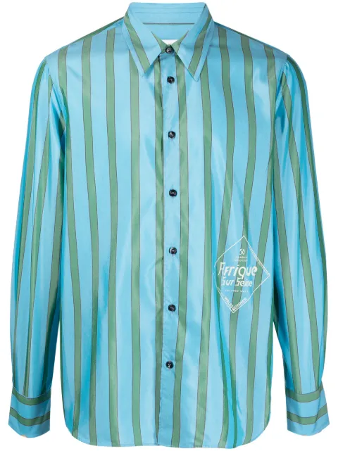 Wales Bonner Langstone striped shirt