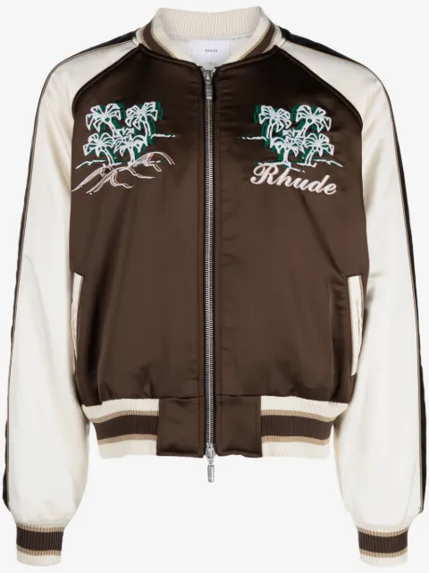 RHUDE Souvenir embroidered bomber jacket