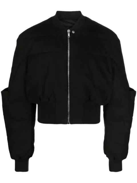 Rick Owens padded cropped bomber jacket