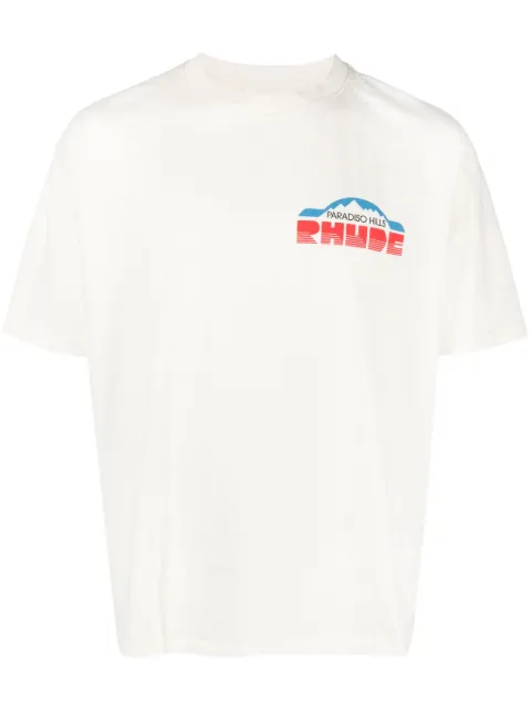 RHUDE Paradiso Rally cotton T-shirt