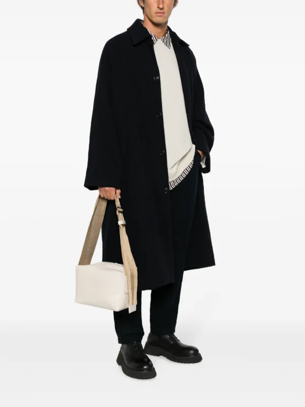 Uma Wang レザー ショルダーバッグ | ニュートラル | FARFETCH JP