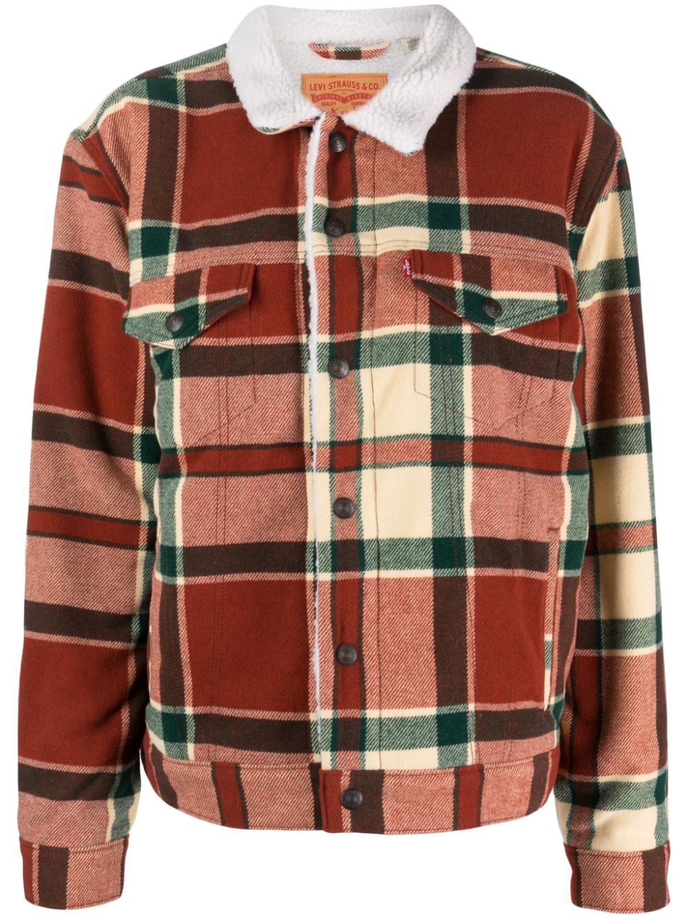 Levis on sale checkered jacket