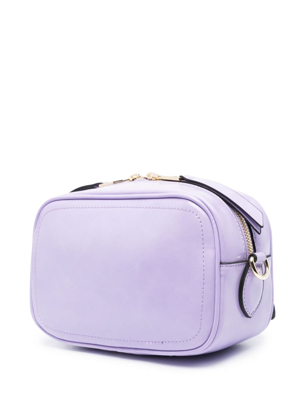 Shop Versace Jeans Couture Logo-lettering Crossbody Bag In Violett
