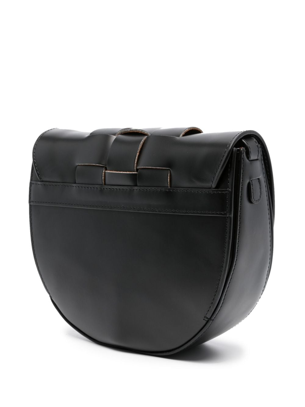 Shop Hereu Sinia Leather Bag In Black