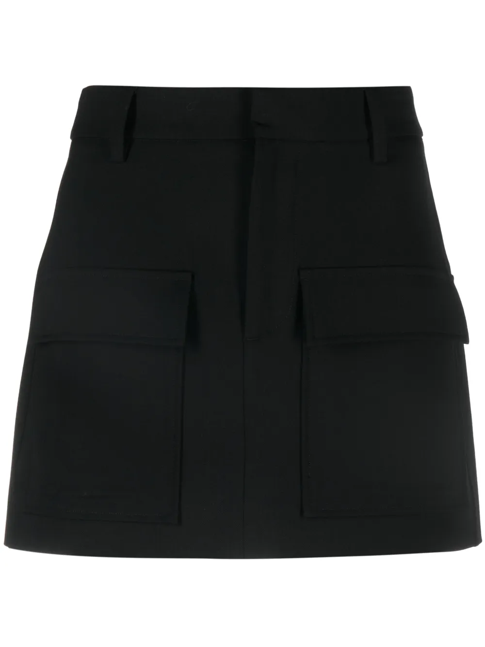P.A.R.O.S.H. High waist mini-rok Zwart