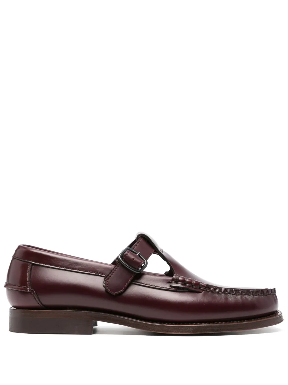 Hereu Alber almond-toe loafers - Rosso