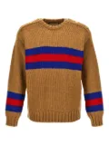 Gucci striped wool-blend jumper - Neutrals