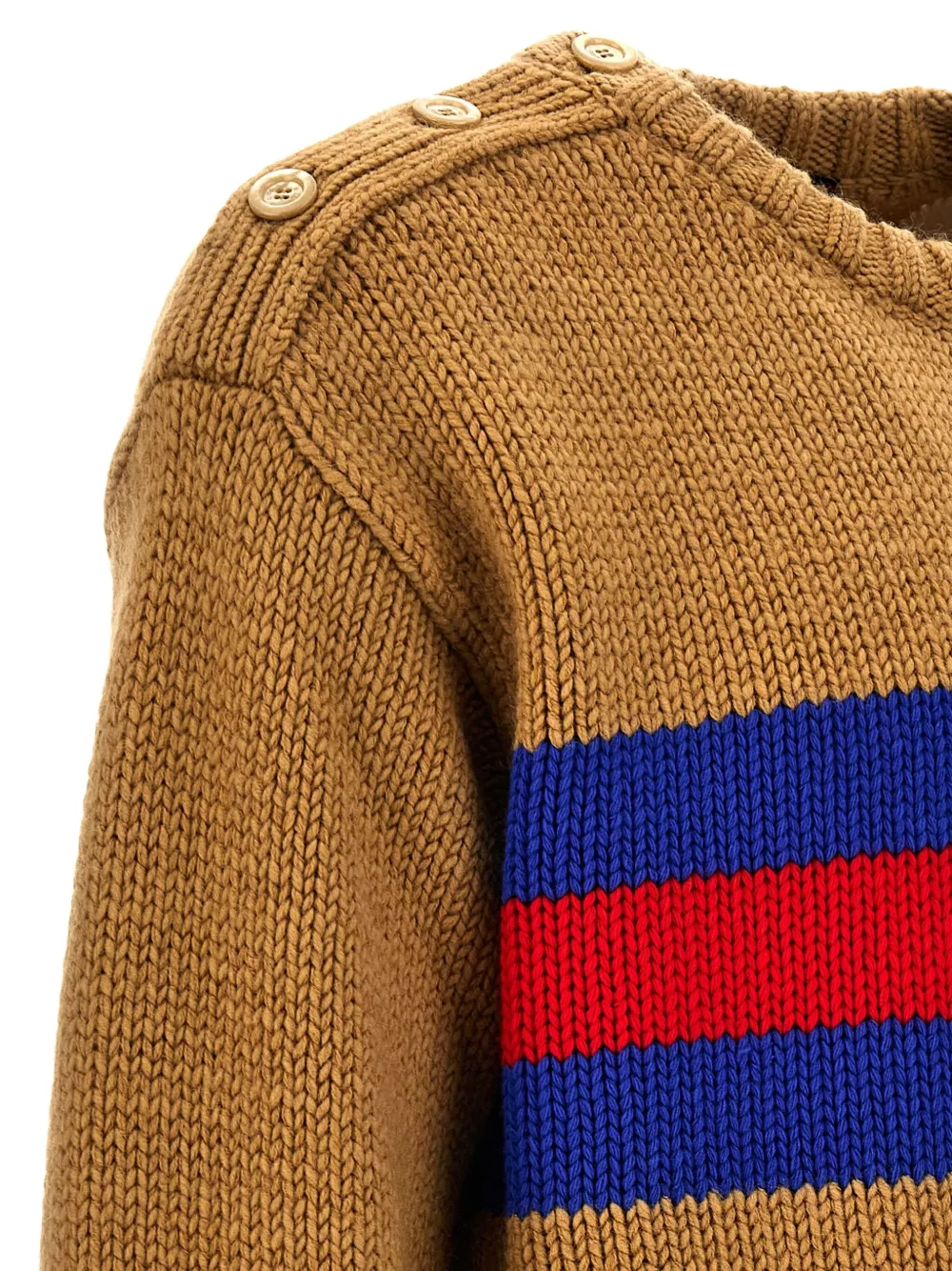 Gucci Gestreepte trui Beige