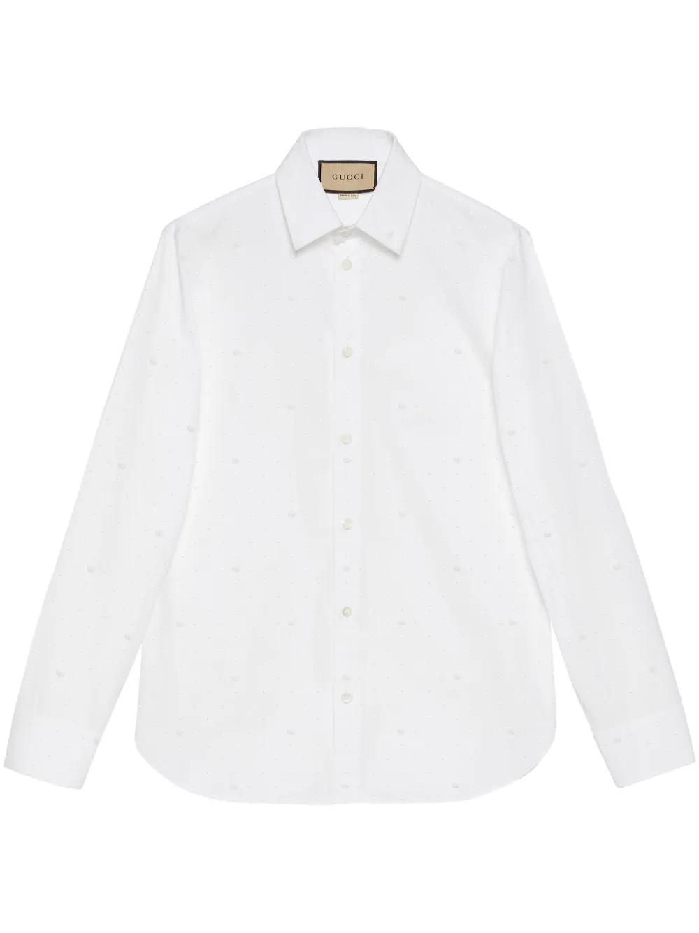 Gucci Ovrhemd met GG-logo Wit