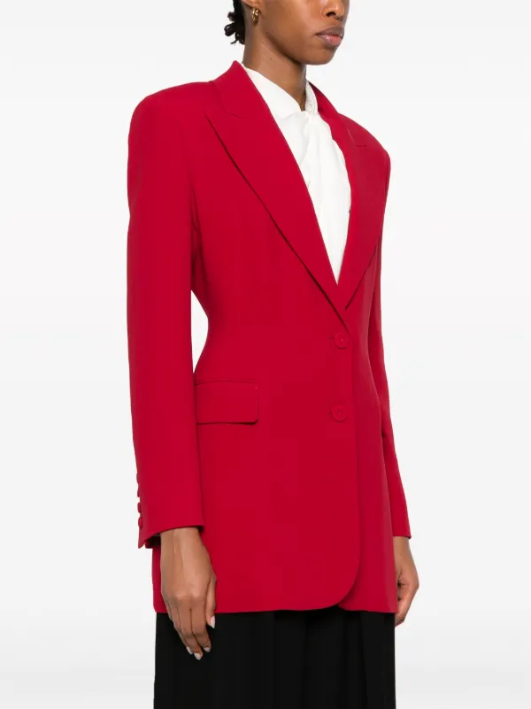 【関税込み】ERMANNO SCERVINO Single-breasted blazer Women's Designer Blazers & Jackets - Ermanno Scervino