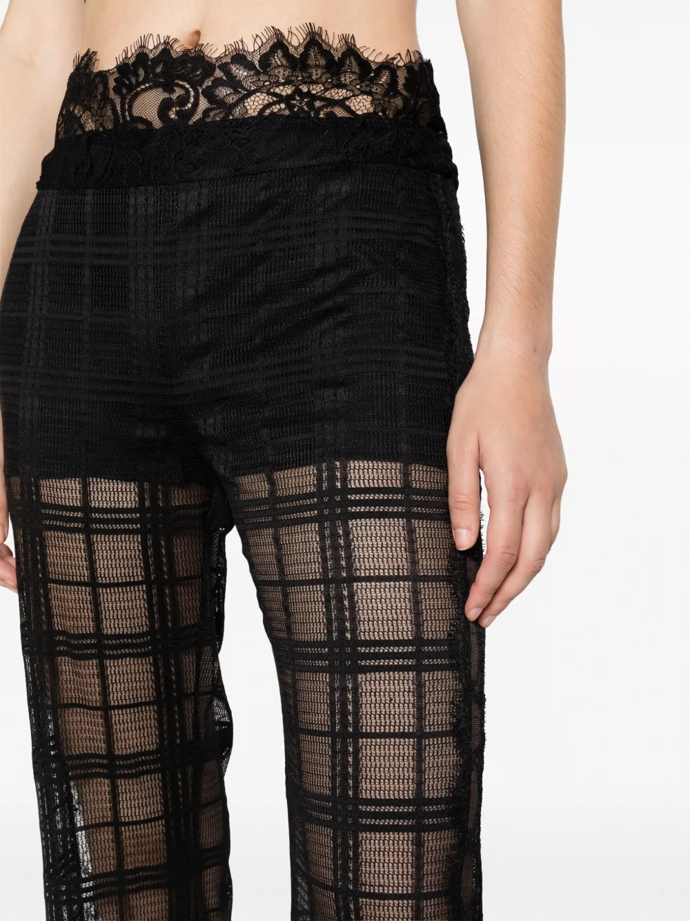 Alberta Ferretti Flared broek Zwart