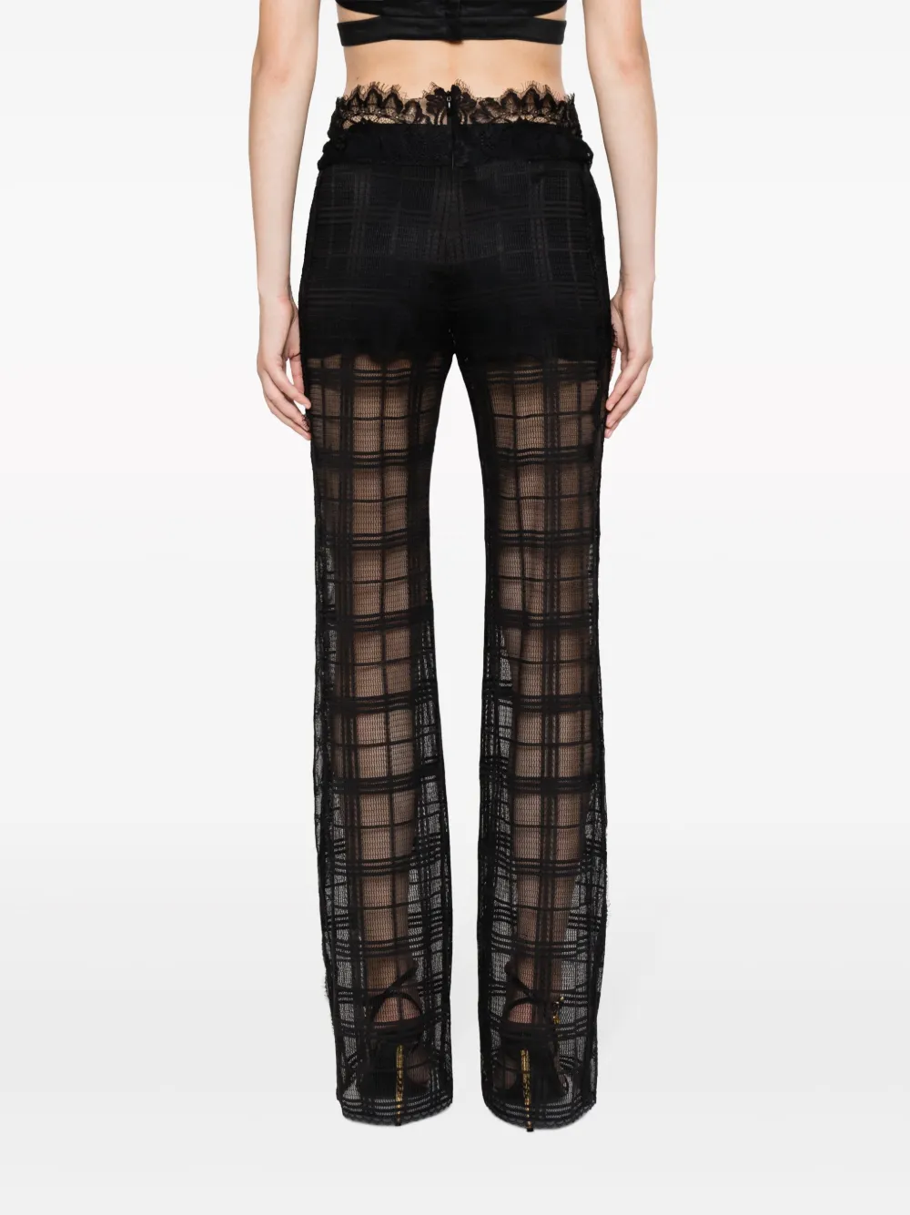 Alberta Ferretti Flared broek Zwart