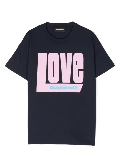 DSQUARED2 KIDS T-shirt med grafisk tryk