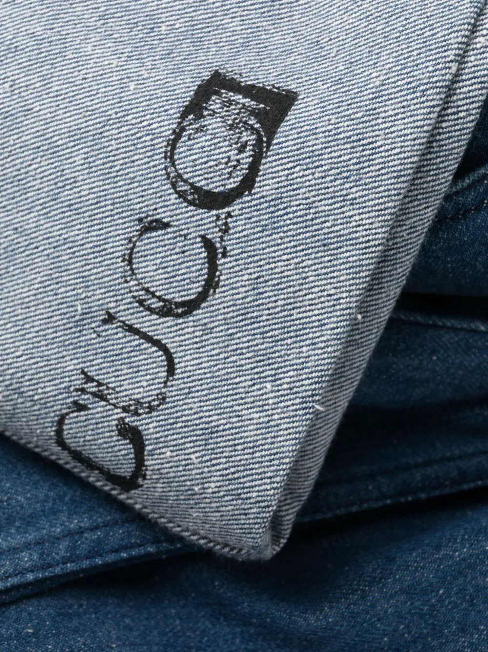 セール【GUCCI】ホースビットデティール ワイドレッグ ジーンズ 送料込】GUCCI ☆24SS☆ ホースビット付き デニムパンツ (GUCCI