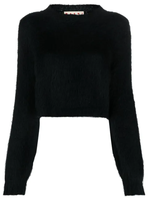 Marni crew-neck brushed jumper