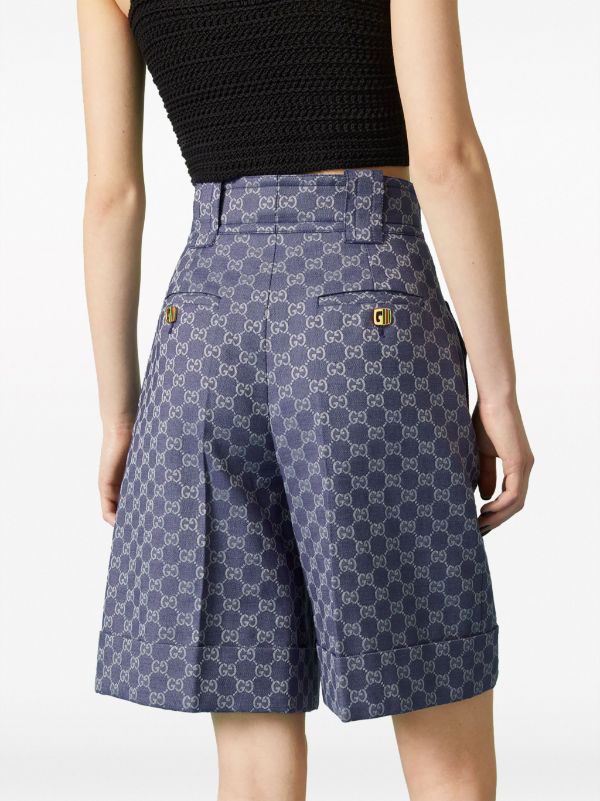 Gucci GG Supreme Cotton Shorts - Farfetch