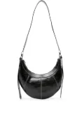 Marine Serre Soft Moon crossbody bag - Black