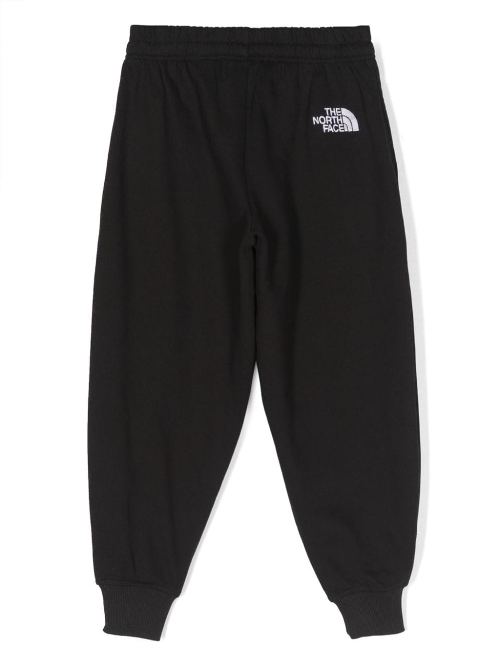 Shop The North Face Logo-print Cotton Track Pants In 黑色