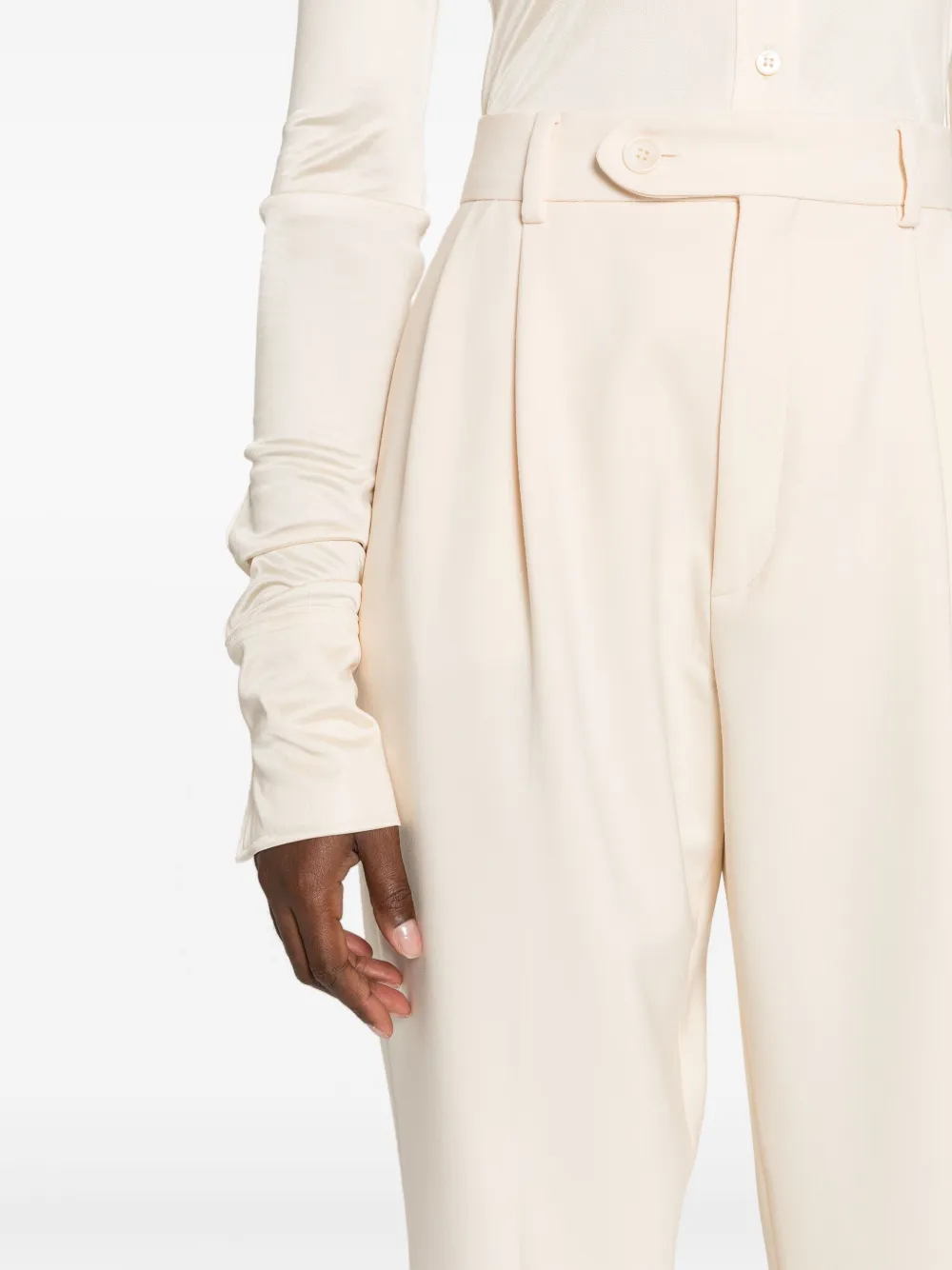 Max Mara High waist broek Beige