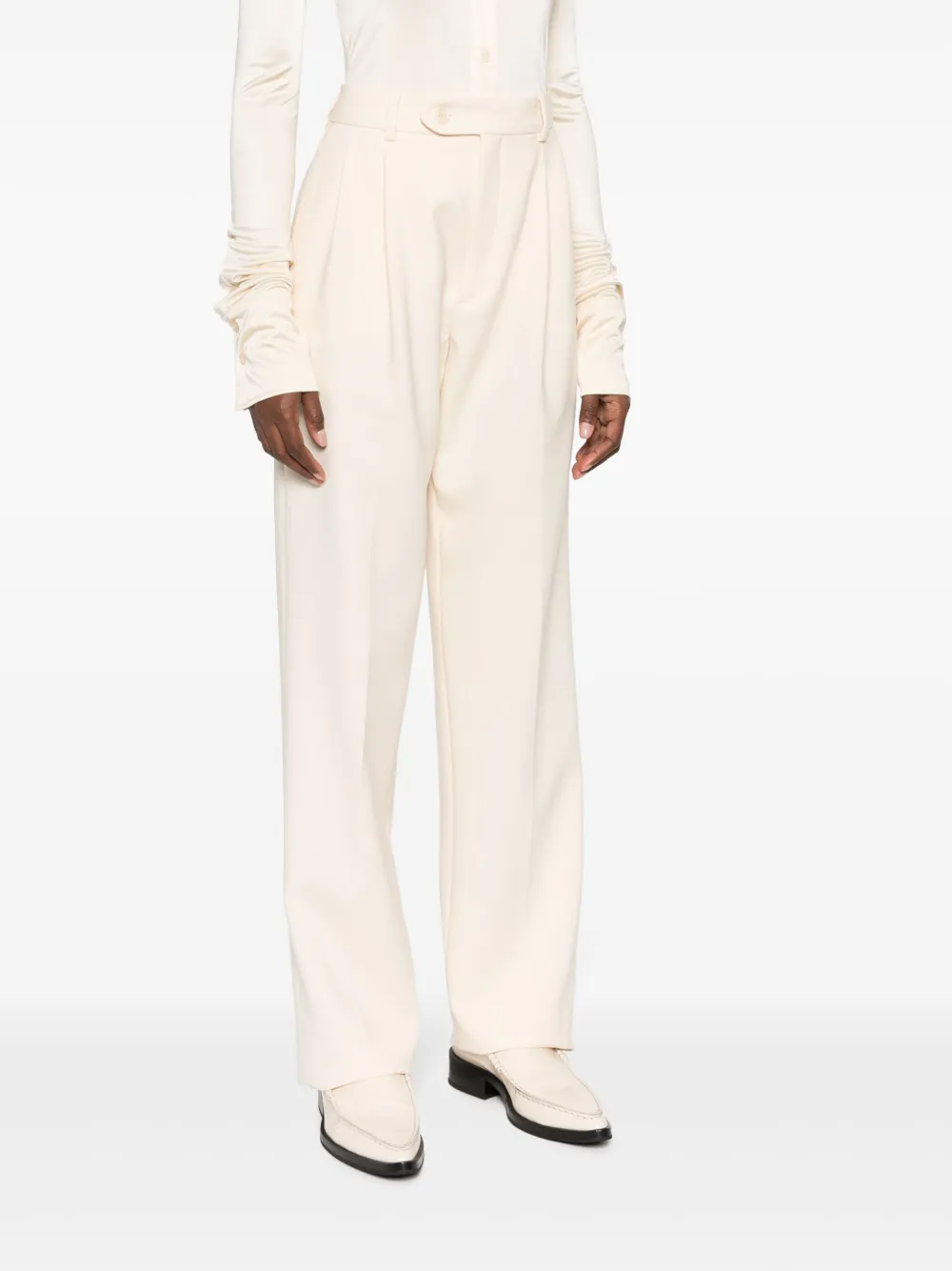 Max Mara High waist broek Beige