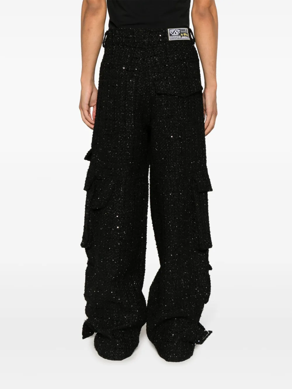 GCDS Cargo broek Zwart