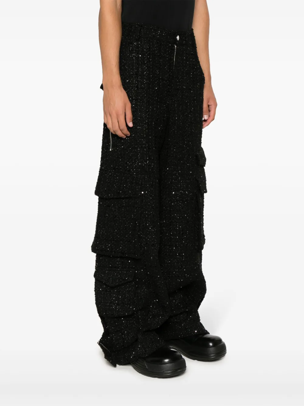 GCDS Cargo broek Zwart
