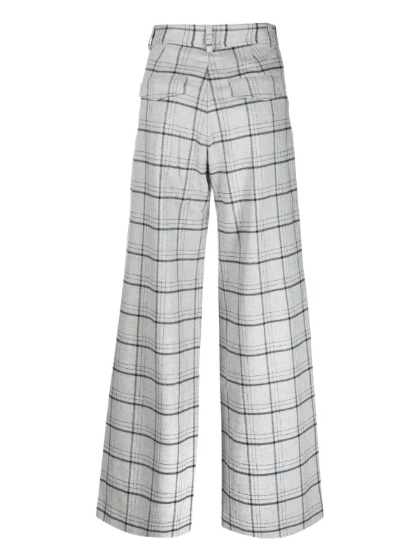 Nova store check trousers