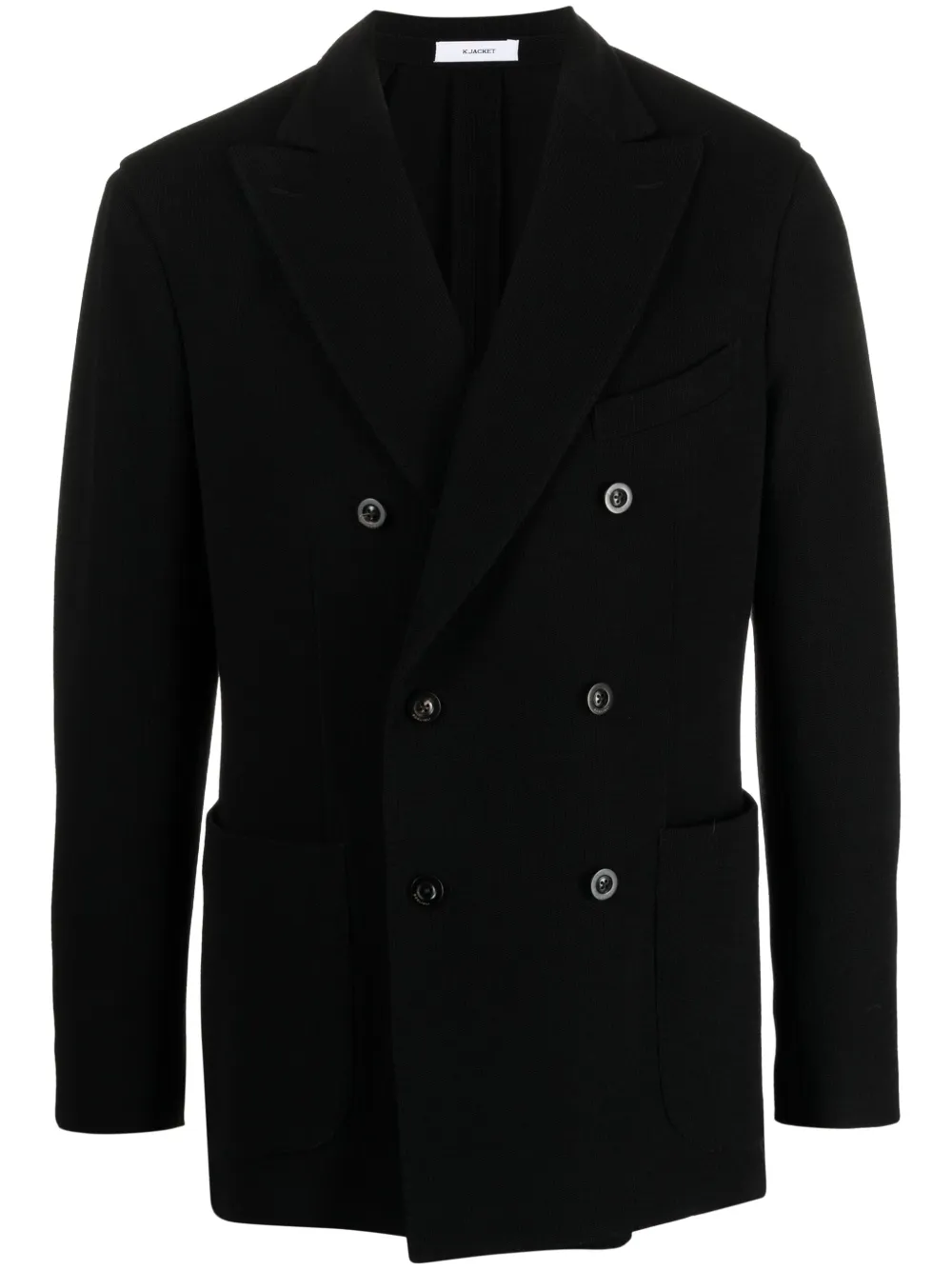 Boglioli Blazer met dubbele rij knopen Zwart