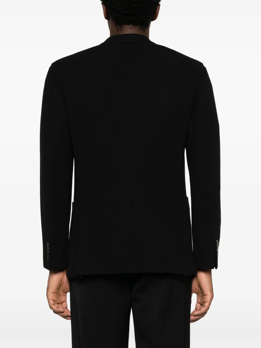 Boglioli Blazer met dubbele rij knopen Zwart