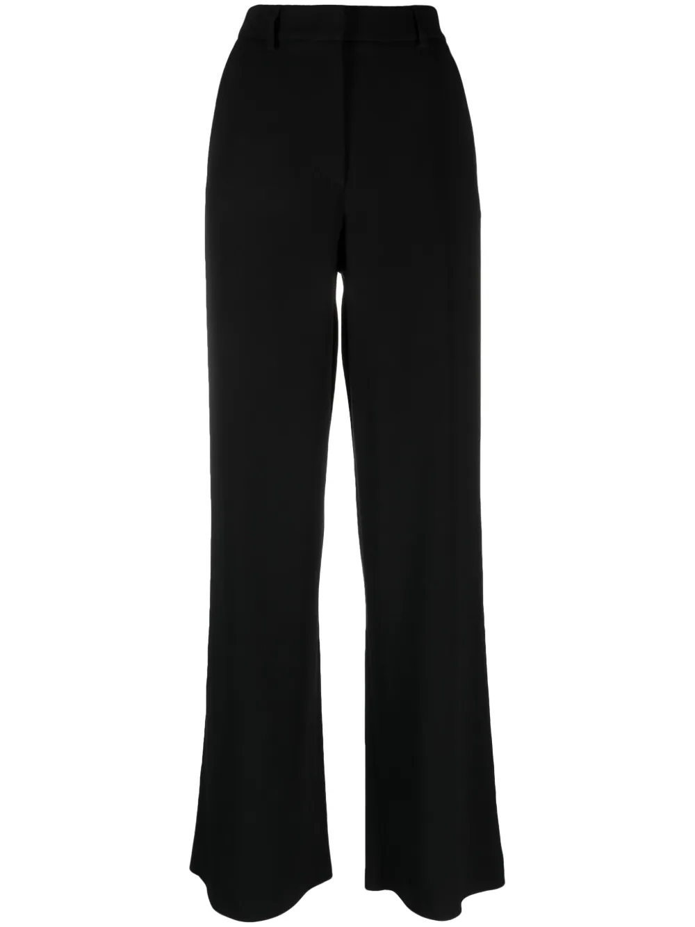 Giorgio Armani Broek met wijde pijpen Zwart