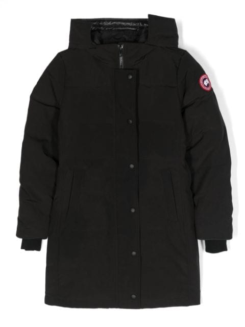 Canada Goose Kids logo-patch hooded padded coat
