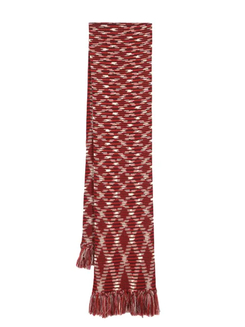 Missoni mascada tejida con logo en intarsia