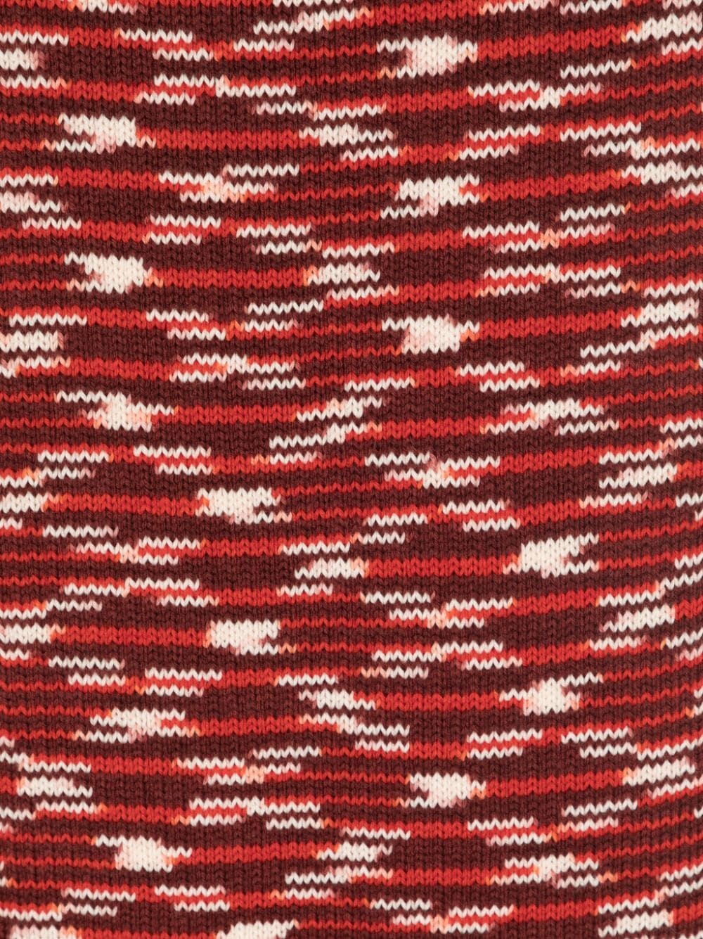Shop Missoni Intarsia-knit Wool Scarf In Red