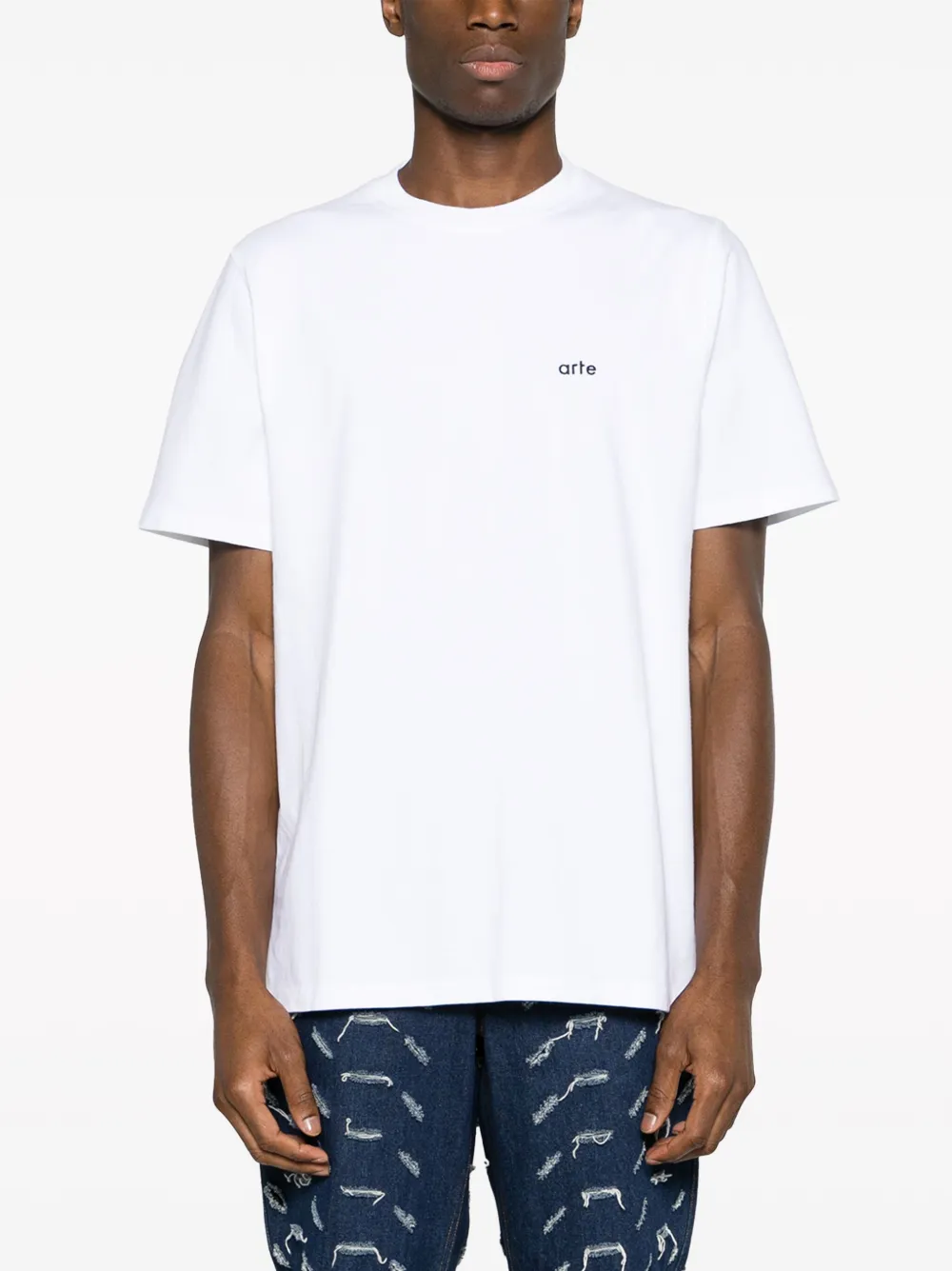 Arte Antwerp Tommy T-shirt met logoprint Wit
