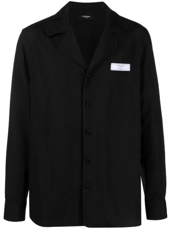 Tシャツ・カットソー BALMAIN Men Long Tops 403080 DH1GC028BC78 Black 21524598_51621942_600.jpg
