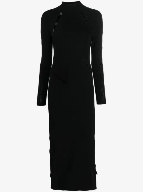 Y-3 Ingesan devoré knitted dress