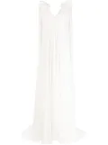 Jenny Packham Alma pleated sequin bridal gown - White