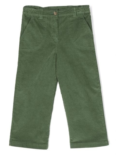 Bonton corduroy straight-leg trousers