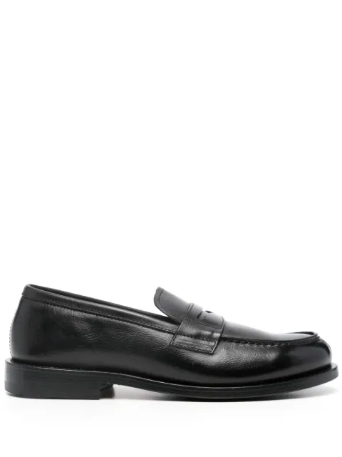Henderson Baracco leather penny loafers