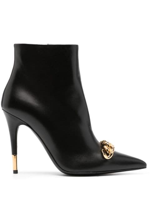 TOM FORD chain-detail leather ankle boots
