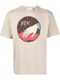Undercover graphic-print cotton T-shirt - Brown