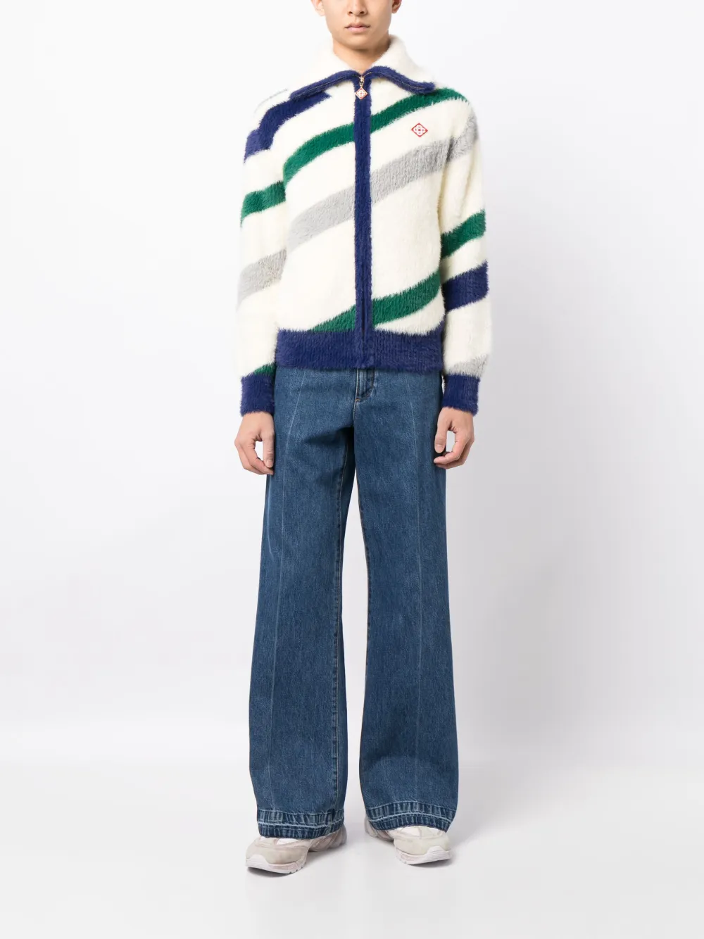 Casablanca Sweater met logopatch - Veelkleurig
