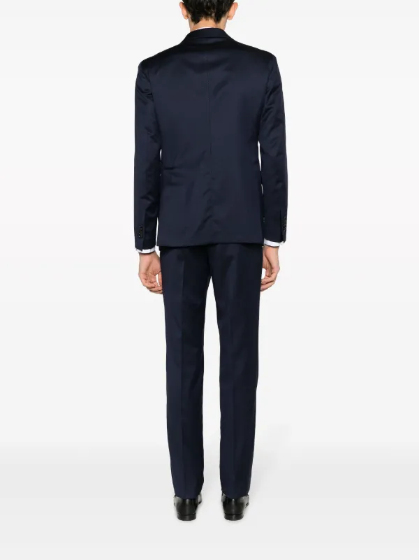 Tagliatore peak-lapels double-breasted Suit | Blue | FARFETCH